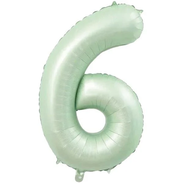 Folyo Balon Retro Yeşil 6 34 İnç 76 Cm